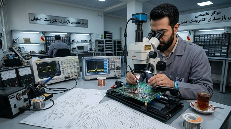 فرآیند بازسازی فیزیکی PCB و سیمکشی میکرونی ترکهای مسی آسیبدیده