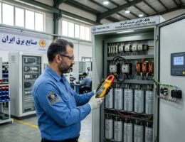 مونتاژ و تست بانک خازنی صنعتی برای اصلاح ضریب توان و حذف جریمه راکتیو