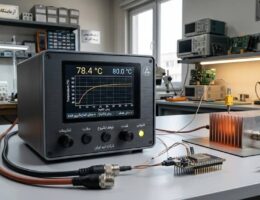 دیمر المنت حرارتی صنعتی متصل به میکروکنترلر ESP32-C3