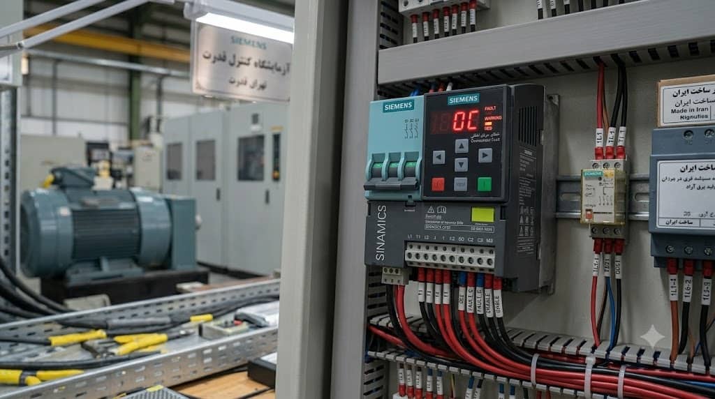 عیب‌یابی و رفع خطاهای دیجیتال اورولتاژ و اورکارنت در اینورتر VFD صنعتی