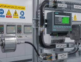 آموزش اتصالات الکتریکی و سیم‌کشی انکودر چرخشی به کارت PLC در پلتفرم تخصصی اَدبینو