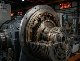 ساختار داخلی و قطعات کلاچ صنعتی الکترومغناطیسی برای ماشین‌آلات کارخانجات