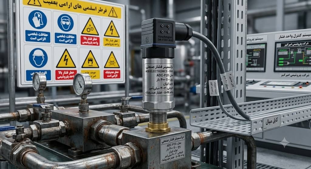 مانیتورینگ هیدرولیک خط تولید و سنجش فشار سیالات با ترانسمیتر فشار صنعتی در پلتفرم تخصصی اَدبینو