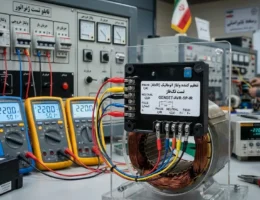 برد رگولاتور ولتاژ AVR ژنراتور تک فاز و تجهیزات تست برق صنعتی در اتوماسیون اَدبینو