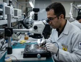 آموزش جامع ترمیم و تعمیر بردهای چندلایه PCB زیر میکروسکوپ